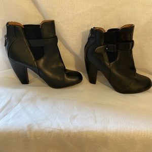 Sporty Casual Black Ankle Boots
